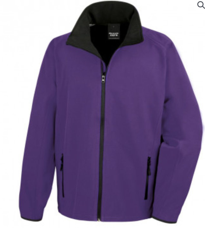 Adult soft shell jacket