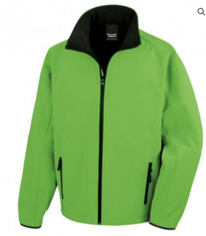 Adult soft shell jacket