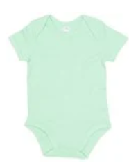 Baby bodysuit pressed