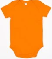 Baby bodysuit pressed