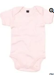 Baby bodysuit pressed