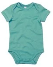 Baby bodysuit pressed