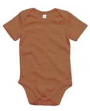 Baby bodysuit pressed